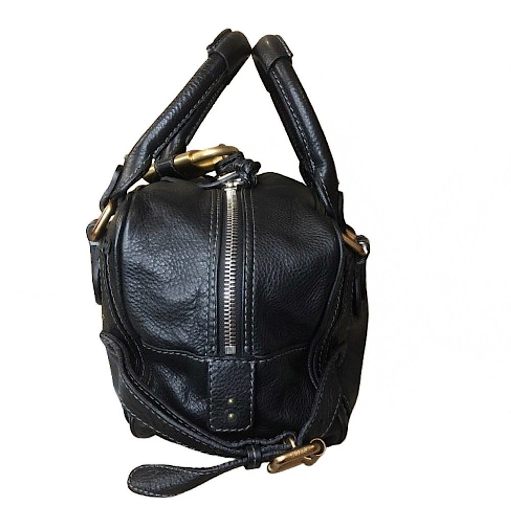 SOLD CHLOE Paddington Black Leather Padlock Bag with Lock and Key COA Dust Bag - Picture 6 of 17